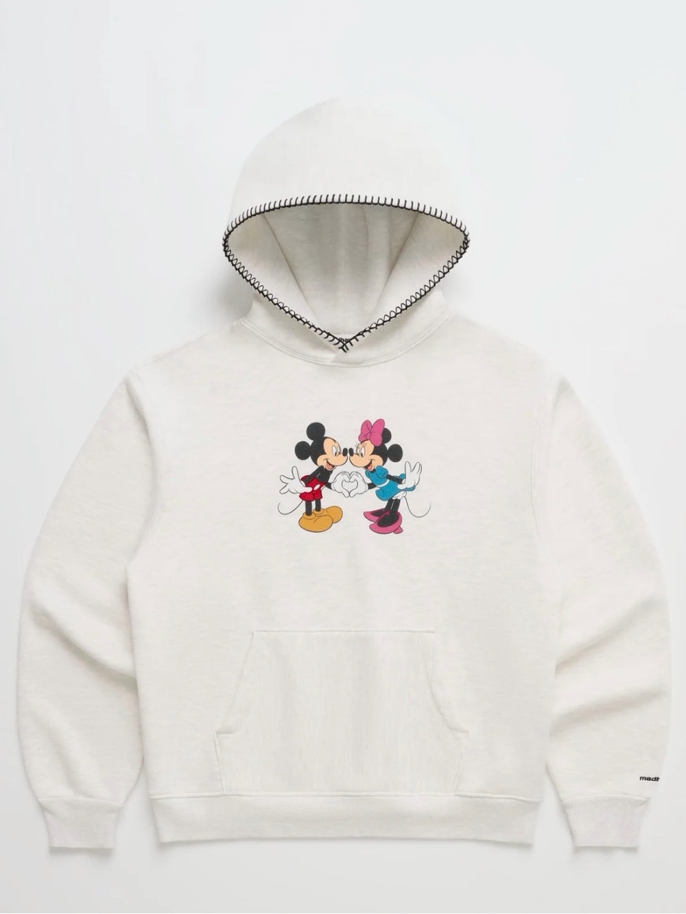 NWT Madhappy Mickey Mouse and Minnie Mouse Heart Fleece Hoodie sz M